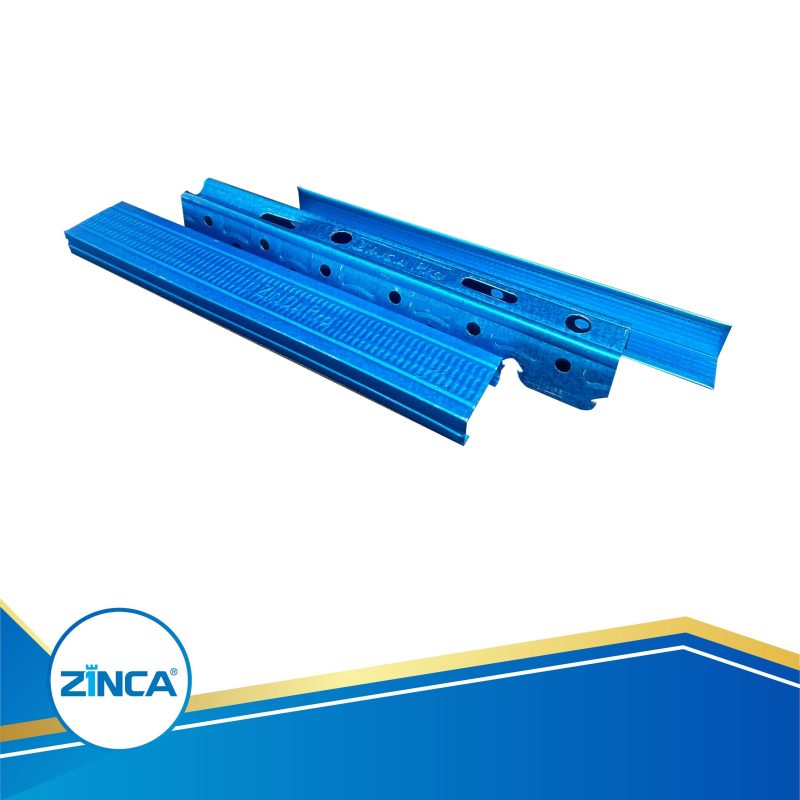 Khung trần chìm ZINCA Pro mạ resin xanh