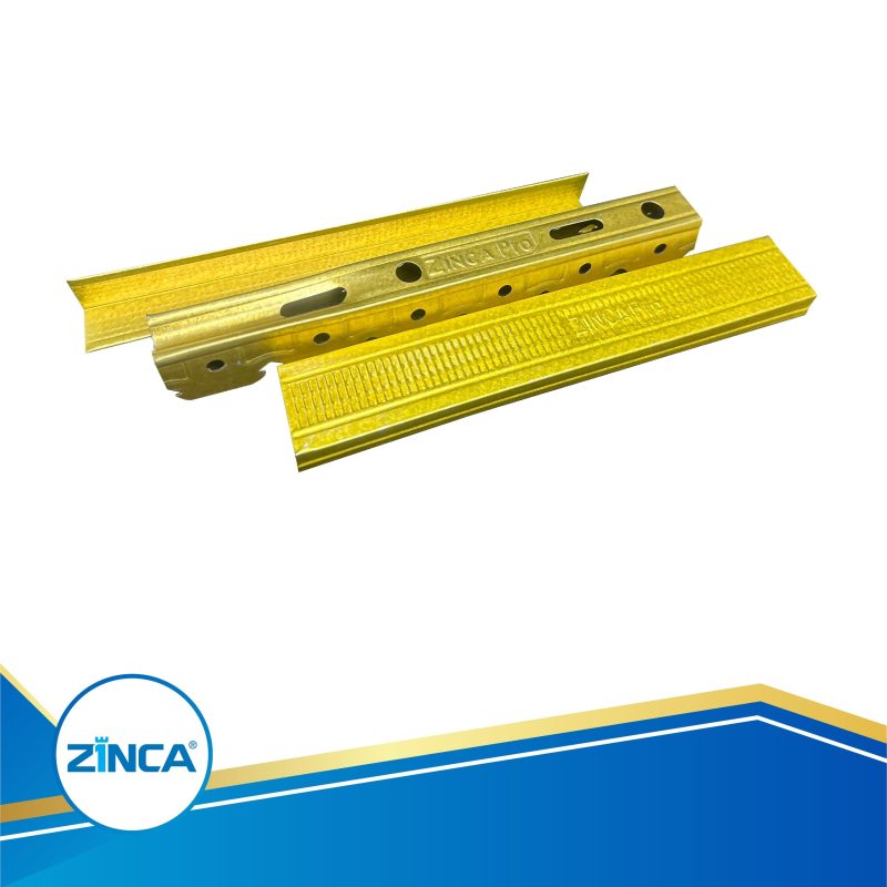 Khung trần chìm ZINCA PRO mạ resin vàng