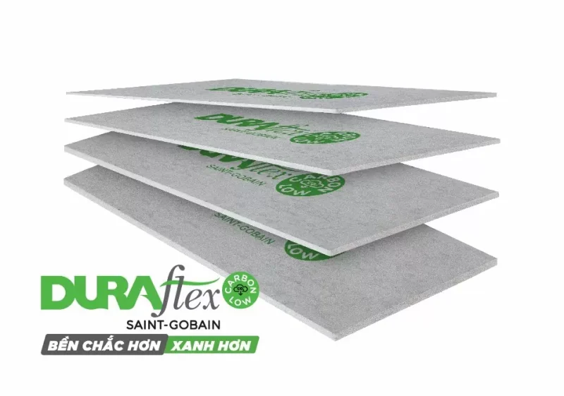 Tấm xi măng DURAflex 2X làm vách ngăn/ lót mái chống nóng 6mm-10mm