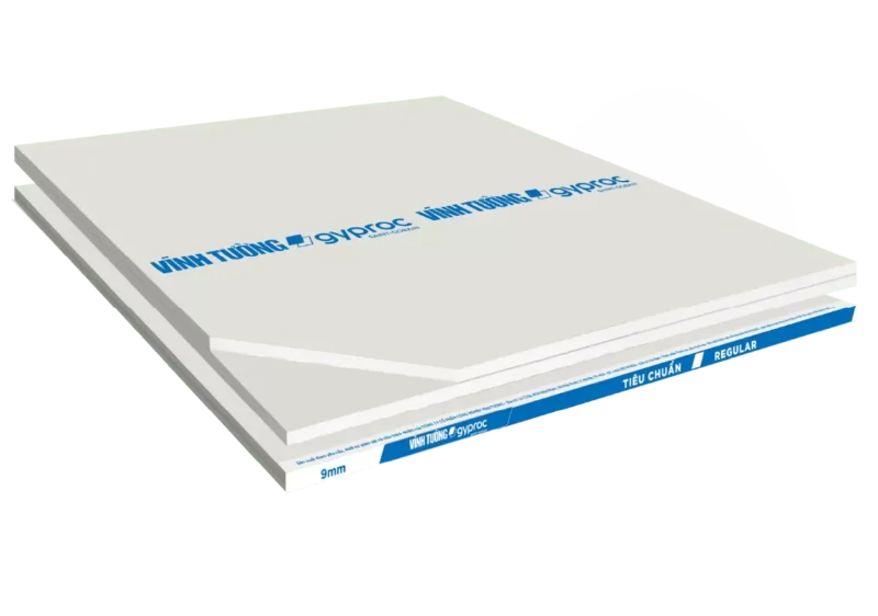 Tấm Thạch Cao Tiêu Chuẩn VĨNH TƯỜNG-gyproc