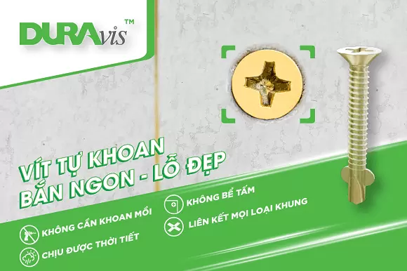 VÍT TỰ KHOAN DURAvis - Ảnh 4